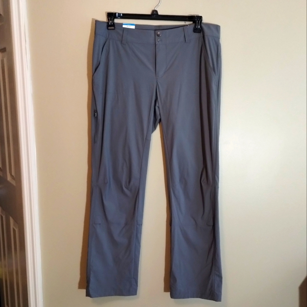 Women's Columbia Saturday Trail Pants, Hiking Casual Pants, City Gray - NWTs